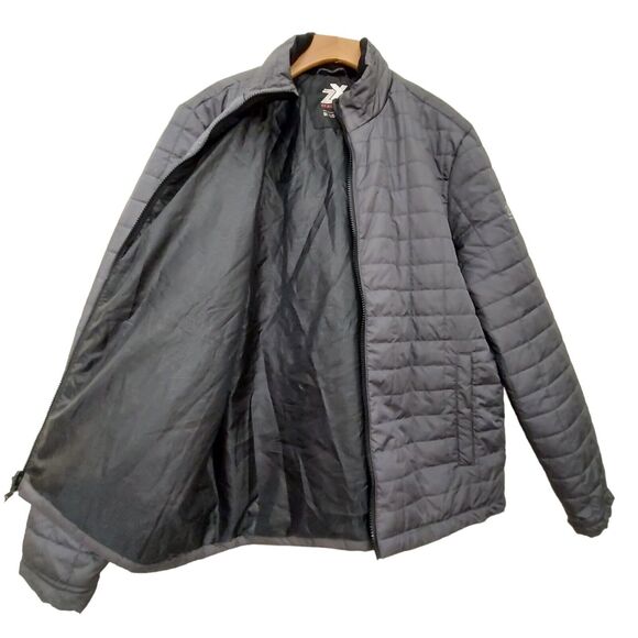 Zeroxposur Jacket Mens Large Gray Full Zip Quilted Insulated Warm Winter Outdoor - Picture 3 of 10